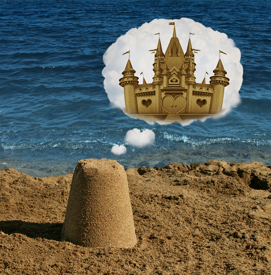 amazing dreams for small business owners - image of sand castle - how to maximize resources in your small business